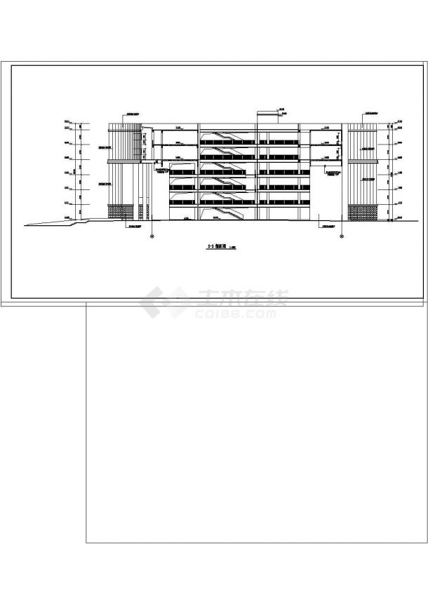 某职业技术学院建筑施工设计图-图二