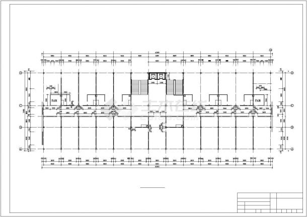 沈阳卫城路某6800平面五层钢框架结构休闲宾馆建筑设计CAD图纸-图二