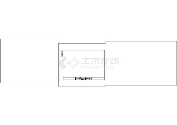 2层 红色调欧式风格室内装修设计cad图纸-图二