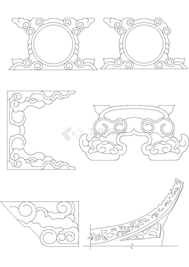 古建节点图块2CAD施工图设计-图一