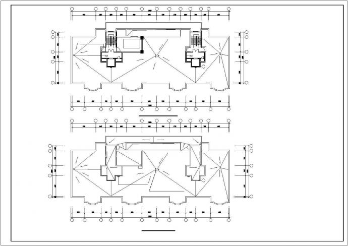 长37.8米 宽12.9米 16层2单元每单元2户框架结构住宅楼设计图_图1