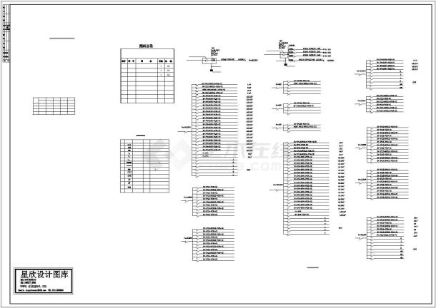 某超市电气设计CAD平面图大样图施工图纸-图一