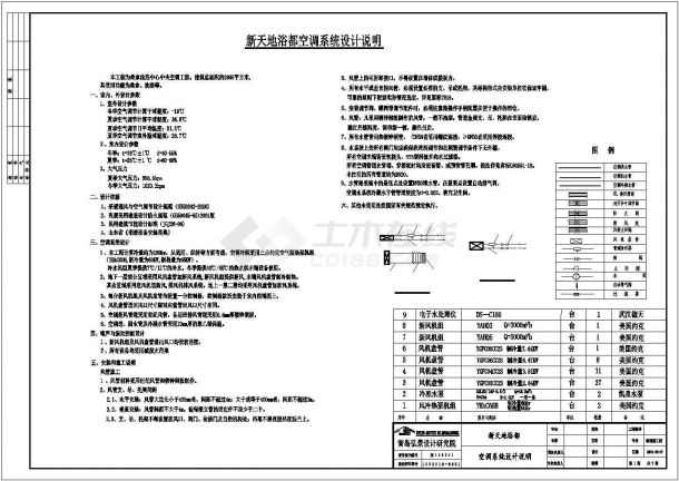 某新天地浴都中央空调CAD电气图-图二