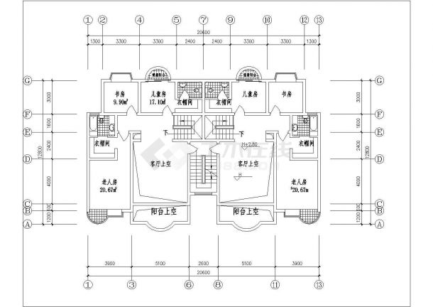 宁波市某在建小区热门的预售户型设计CAD图纸（共9张）-图二
