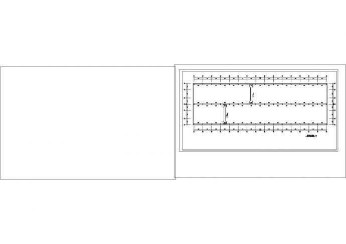 30T门式轻钢结构车间结施全CAD图纸设计_图1