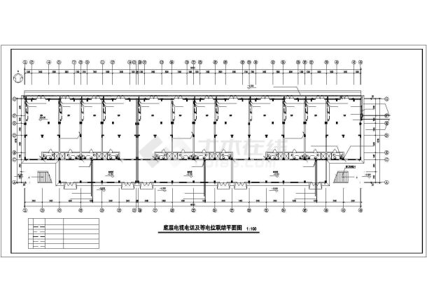 英式住宅电气设计CAD平面图大样图施工图纸-图一