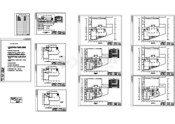 某五层办公楼 电气平面图Cad设计图（某甲级院设计，标注详细）-图一