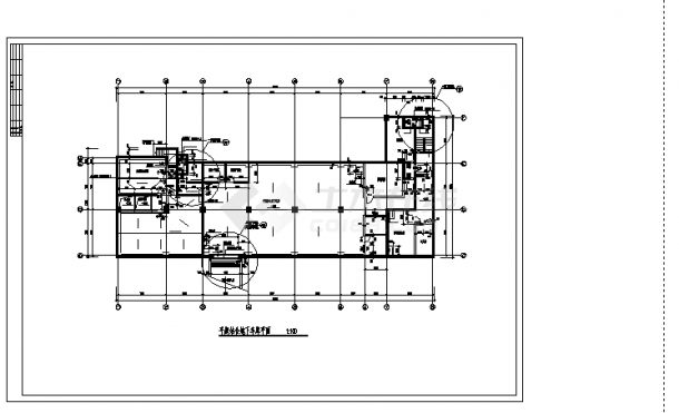 办公楼设计_2套多层办公楼建筑施工设计cad图纸-图一