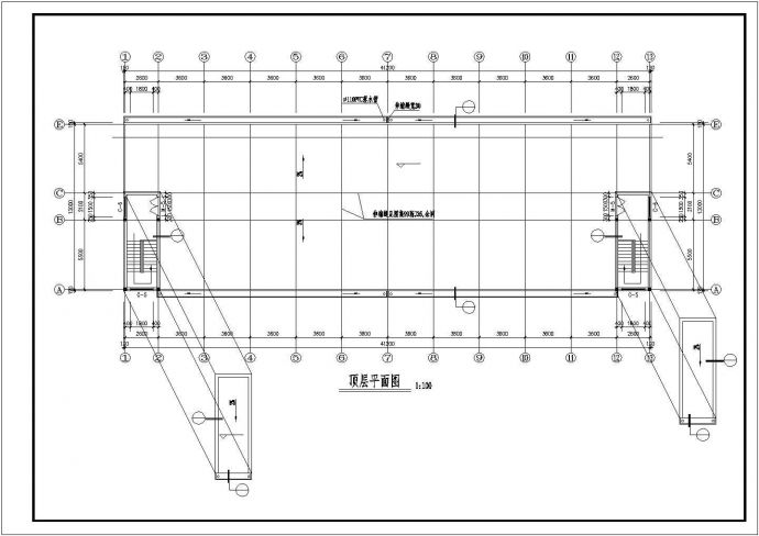 杭州某车业有限公司宿舍楼详细设计施工全套CAD图纸_图1