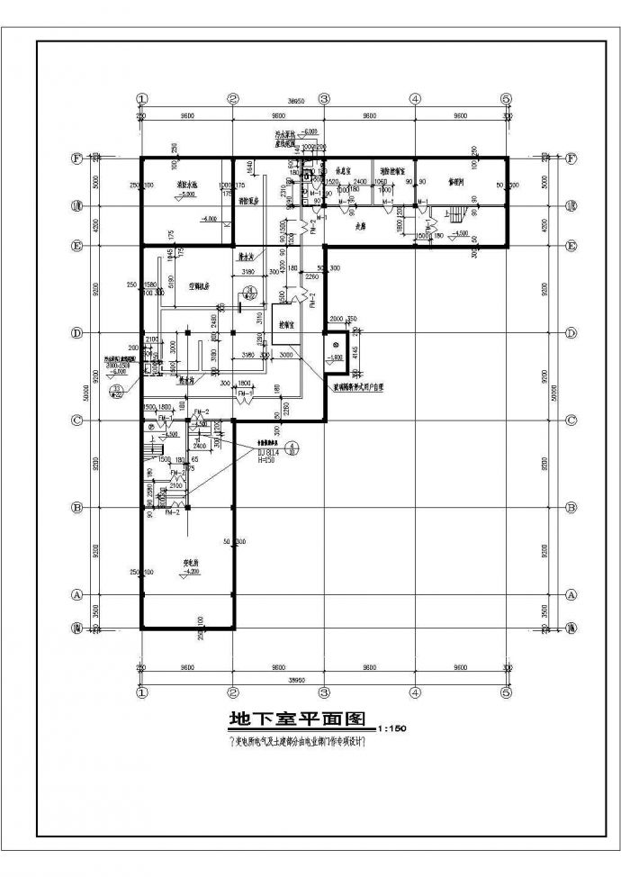 大连某购物广场建筑施工CAD设计图_图1