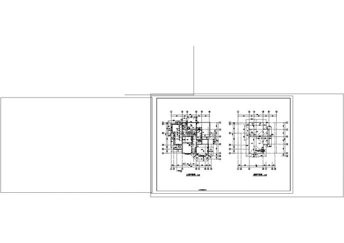 3层别墅建 筑施工CAD 图纸设计_图1