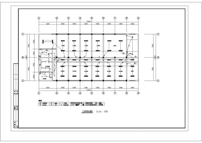 某综合楼建筑电气施工CAD设计图纸_图1