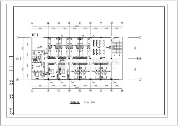 某综合楼建筑电气施工CAD设计图纸-图二