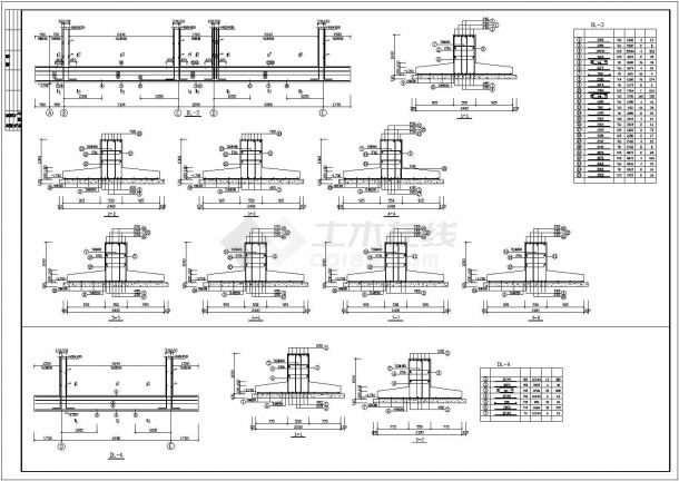 某四层框架结构综合楼全套施工CAD图纸-图一