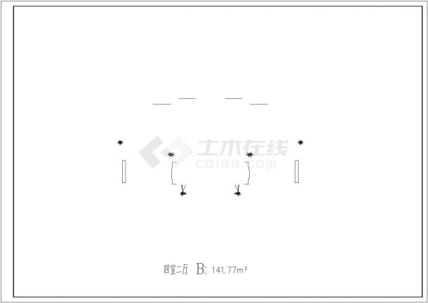 宿迁洋河某小区施工CAD图-图一