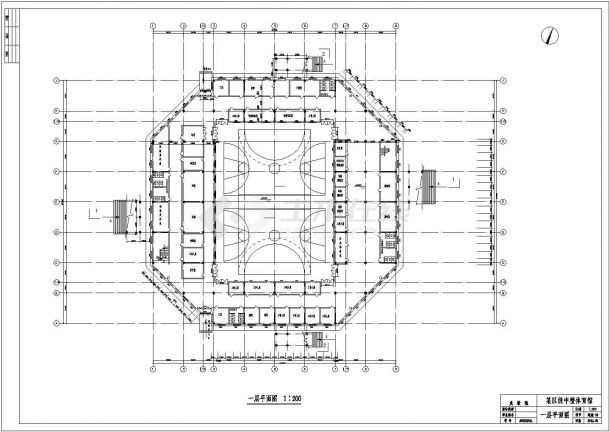 土木工程毕业设计_多套框架结构体育场全套毕业设计资料（含说明书、开题报告、施工图）-图一