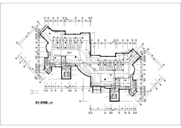 某高档住宅强电平面图电气设计CAD完整详细-图二