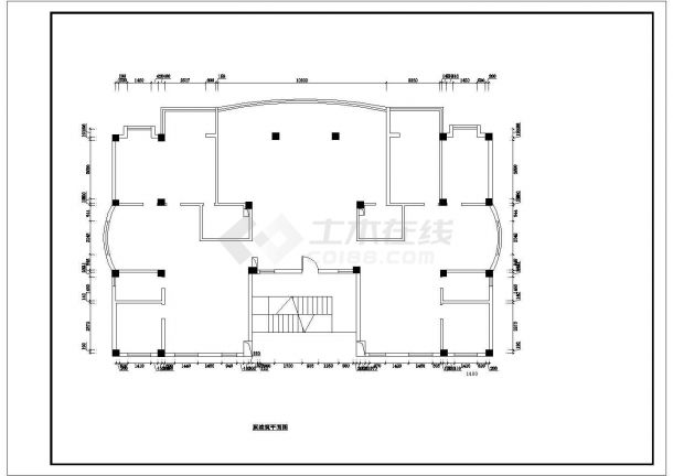 某豪宅建筑图纸详细设计施工全套CAD图纸-图二