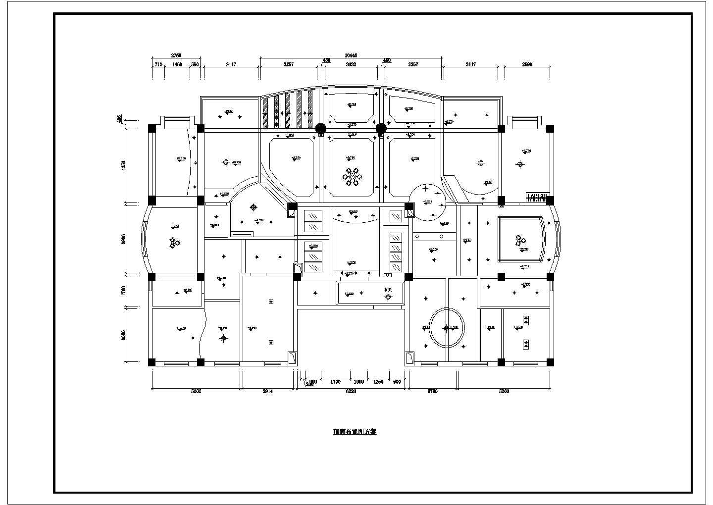 某豪宅建筑图纸详细设计施工全套CAD图纸