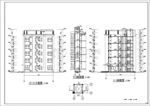 土木工程毕业设计_办公楼设计_多套框架高层办公楼建筑结构等全套毕业设计资料（含计算书、开题报告、施工图）-图二
