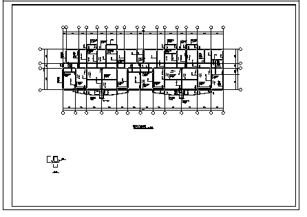 住宅楼设计_某4层加隔层框架结构住宅楼结构施工cad图纸-图二