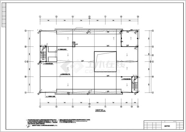 某综合楼电气设计CAD图纸 内含总体布置图-图二