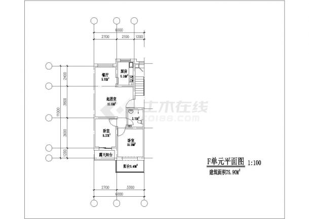 湘潭市某新建小区经典热门的平面户型设计CAD图纸（共12张）-图二