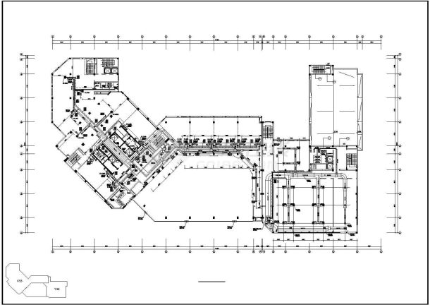 南京市某国际大酒店内部空调工程全套设计CAD图纸-图二