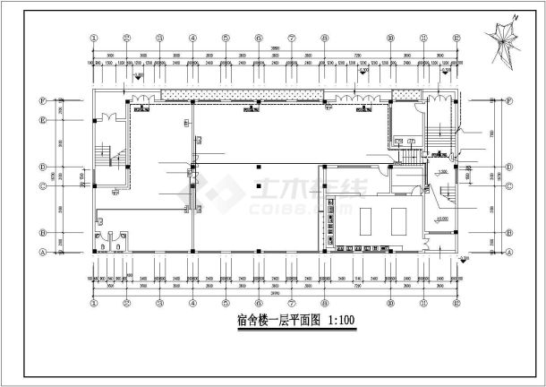 某宿舍楼电气施工全套完整大样图CAD总体规划-图一