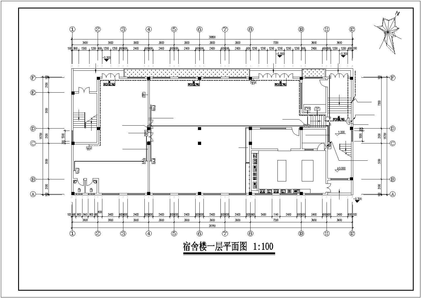 某宿舍楼电气施工全套完整大样图CAD总体规划