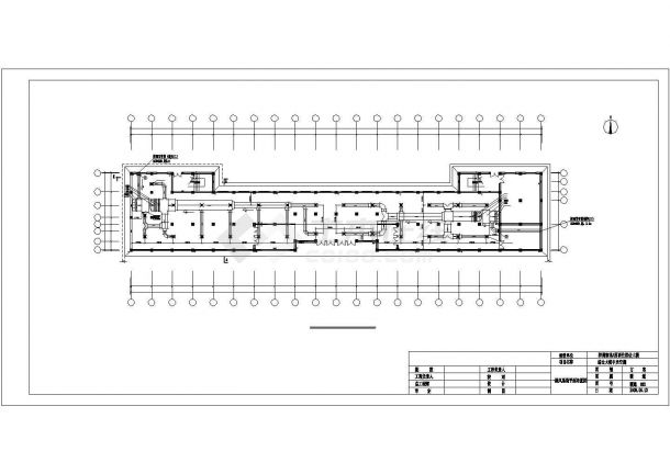 深圳某罗湖区某5层商住综合大楼中央空调系统设计CAD图纸-图二