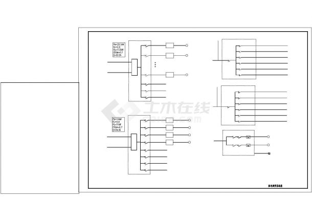 某煤仓配电照明设计CAD完整详细平面图纸-图二