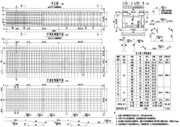 20米先张法预应力混凝土空心板钢筋节点详图设计-图一