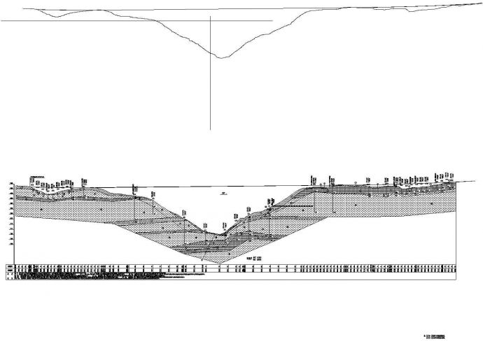 高速公路山区悬索桥工程地质纵断面节点详图设计_图1