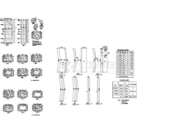 95m长独塔预应力混凝土斜拉桥主塔2#节段节点详图设计-图二