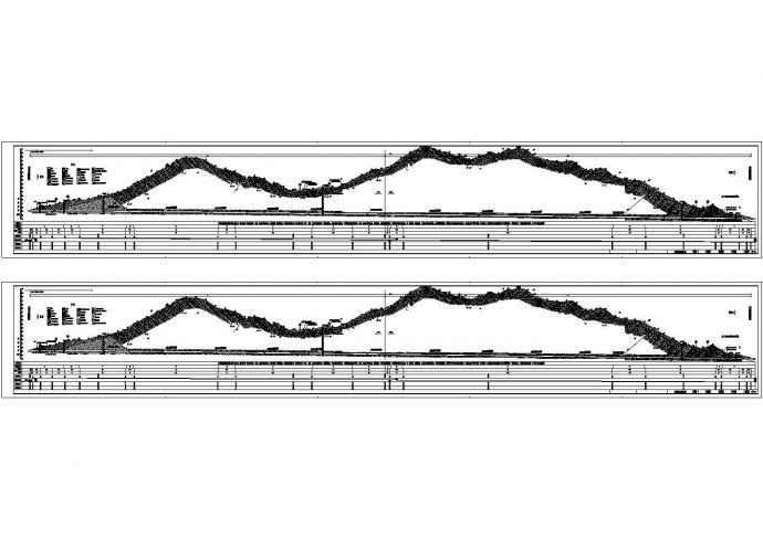 双线分离式隧道右线纵断面节点详图设计_图1