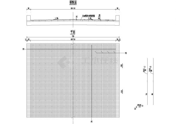 8m钢筋混凝土空心板桥面铺装钢筋节点详图设计-图一
