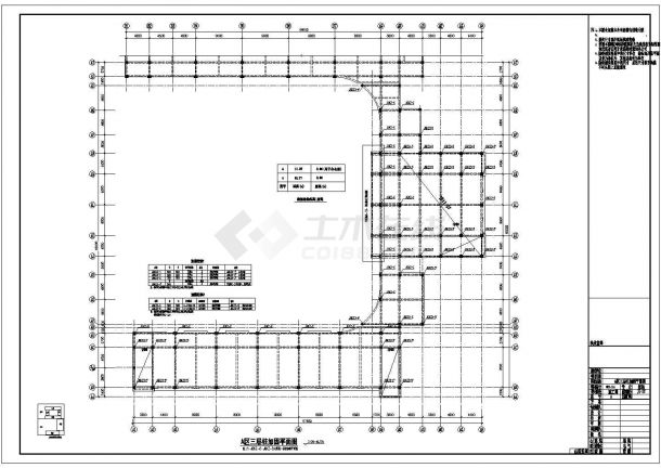 [南京]某小学改扩建加固改造设计cad全套结构施工图（含设计说明）-图二