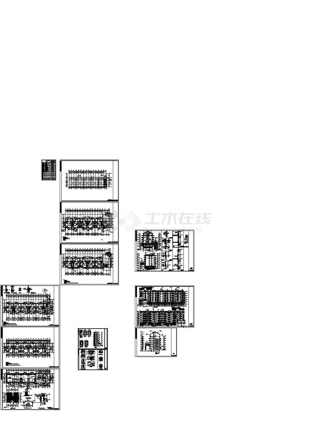 江南某六层商住楼建筑施工图，包含建筑设计总说明-图一