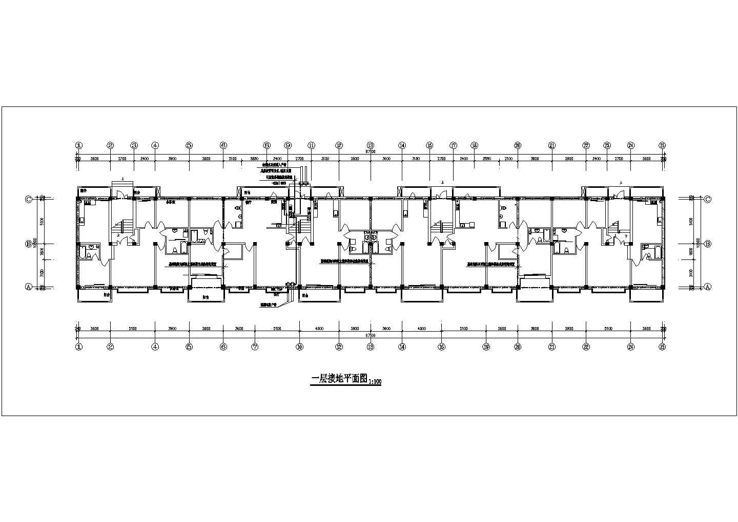 某住宅电气设计总平面图CAD完整详细平面图纸