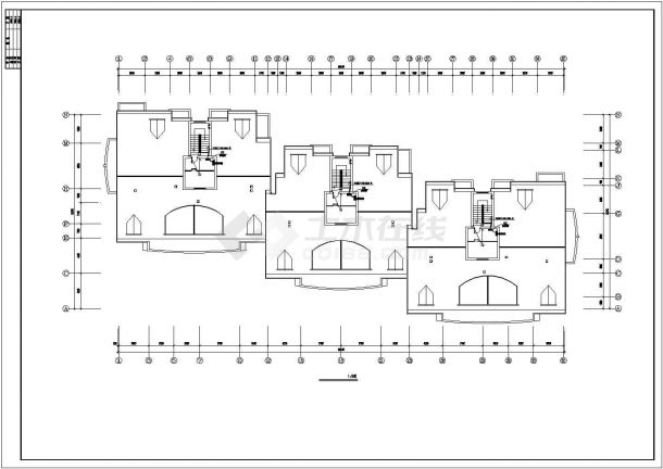 某小高层住宅电气设计CAD平面图大样图（含设计说明）-图二