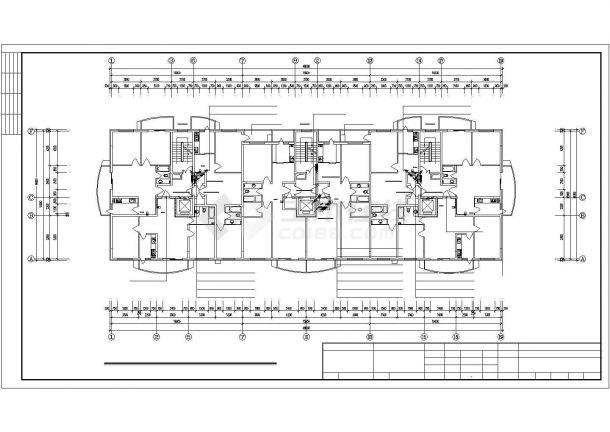 某小区B区2号7号楼电气设计CAD平面图大样图（含设计说明）-图二
