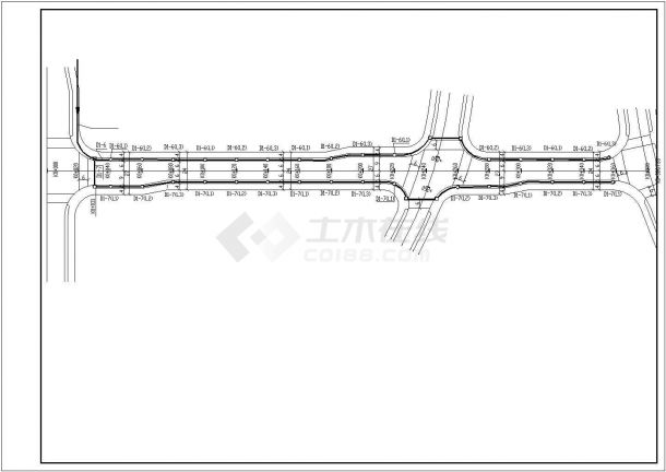 榆林市某区路网及景观电气工程设计规划cad图纸，共一份资料-图一