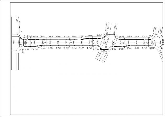 榆林市某区路网及景观电气工程设计规划cad图纸，共一份资料_图1