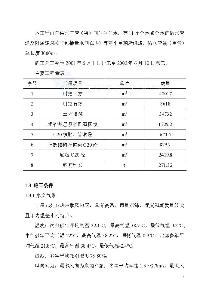 青岛某高档小区供水改造工程施工组织设方案-图二