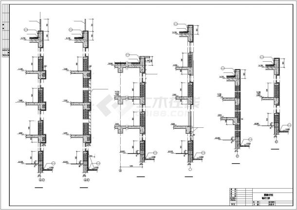 办公楼设计_呼和浩特市车站西街某5040平米四层框架办公楼建筑设计CAD图纸-图一