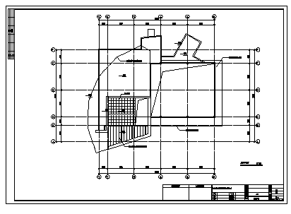 2000平米某二层带地下室高级会所建筑设计cad图，共七张_图1