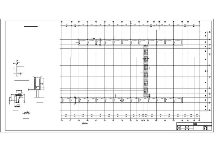 宿迁市某职业技术学院6540平米四层框架综合教学楼建筑设计CAD图纸_图1