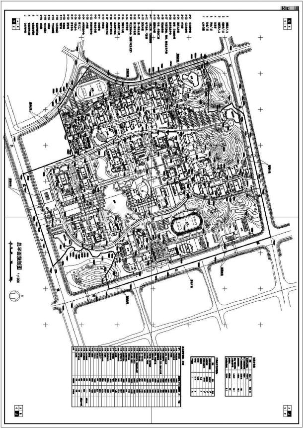 某地大型校区结构施工图纸-图一