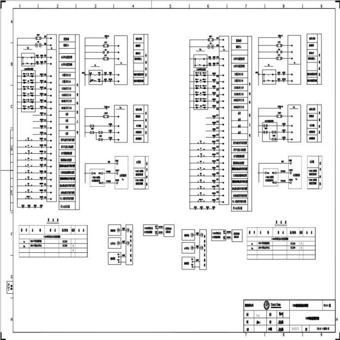 110-A1-1-D0202-07 110kV母线设备智能控制柜信号回路图.pdf_图1